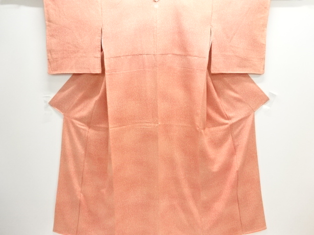 のり散らし模様暈し一つ紋小紋着物